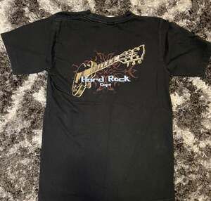 Vintage Hard Rock Cafe Tokyo Japan Black T-Shirt Size Small Guitar Graphic